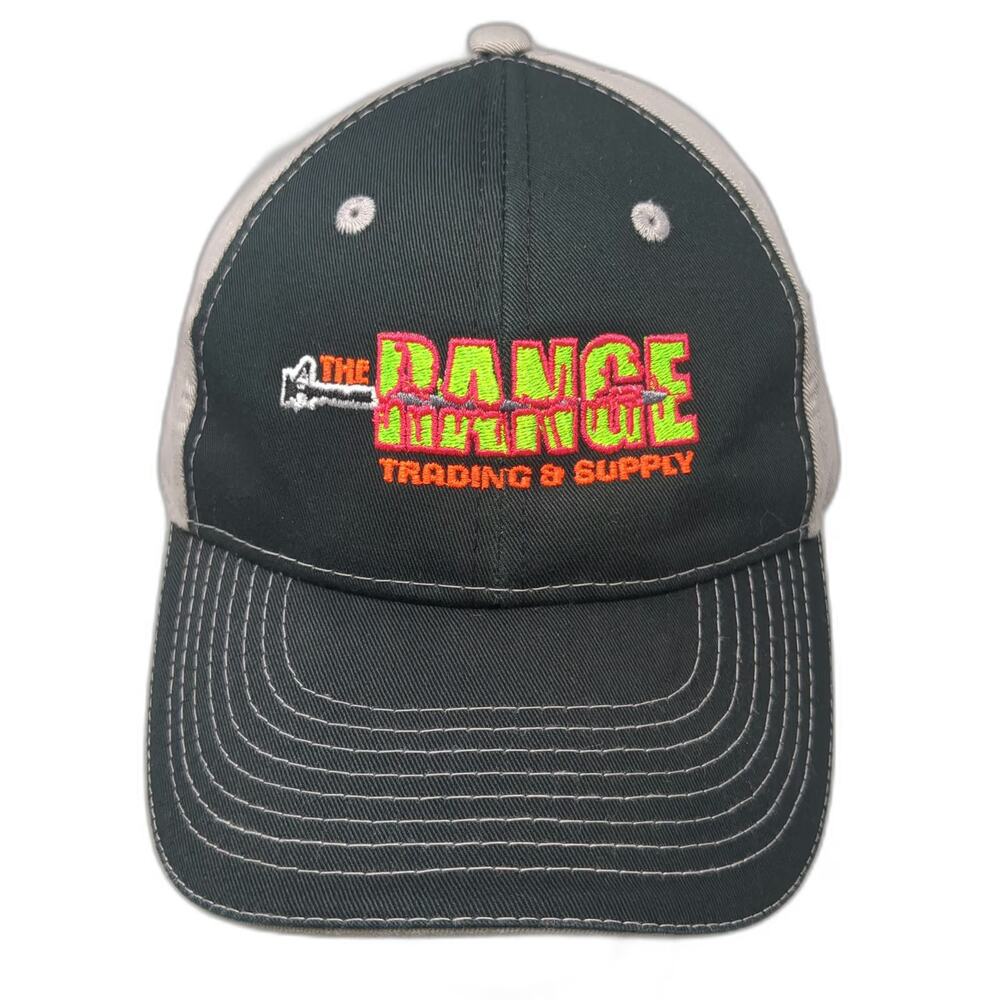 Outdoor Cap Baseball Cap Black Gray One Size Contrast Stitching Strapback Hat